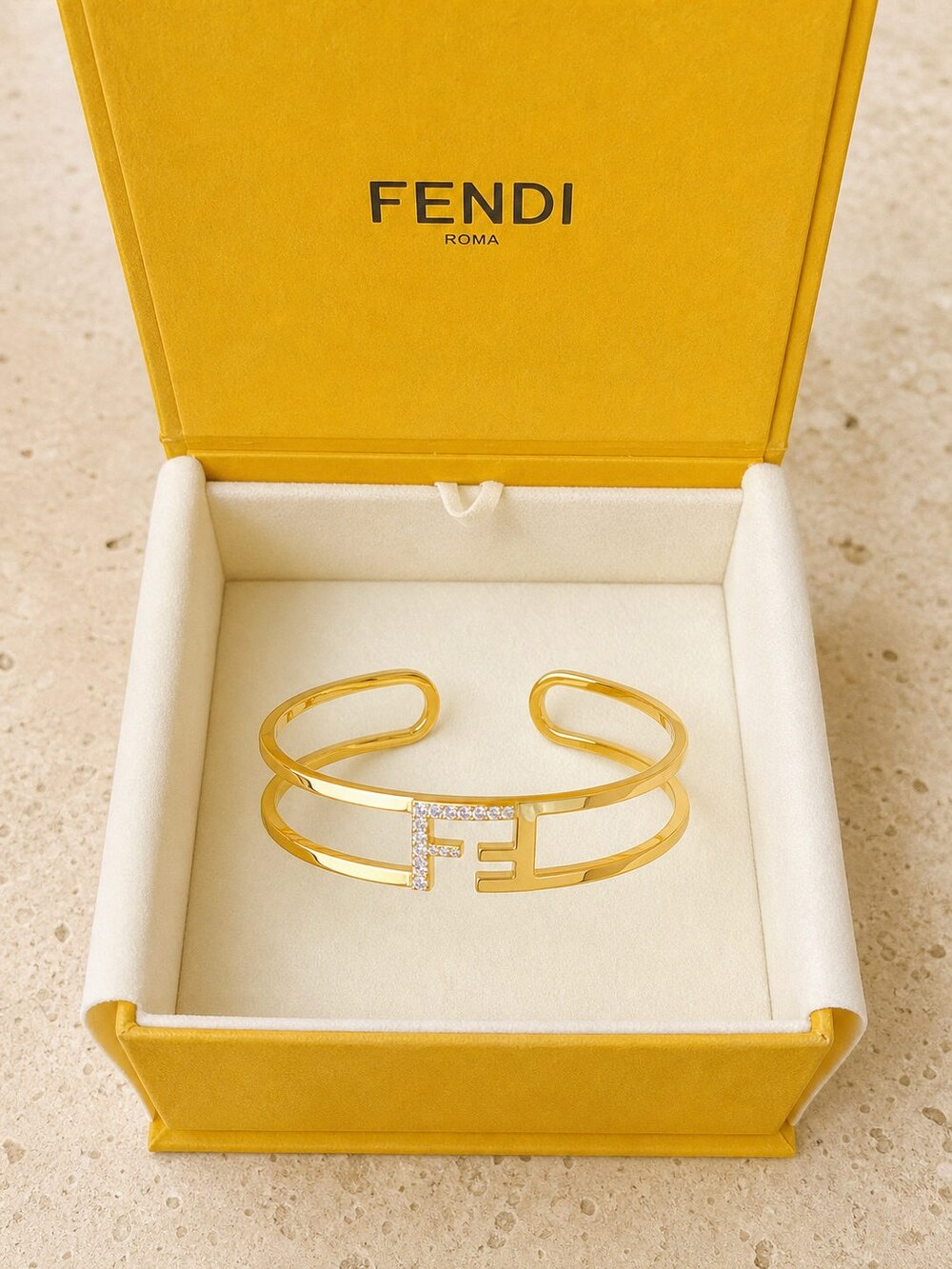 Fendi Modern Designer Bracelet Style 2 | New with Box - Picture 2 of 9
